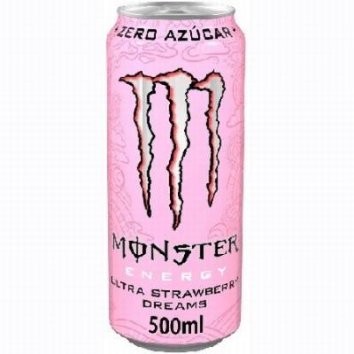 REFRESCO MONSTER ULTRA STAWBERRY LATA 500 ML (4498) -...