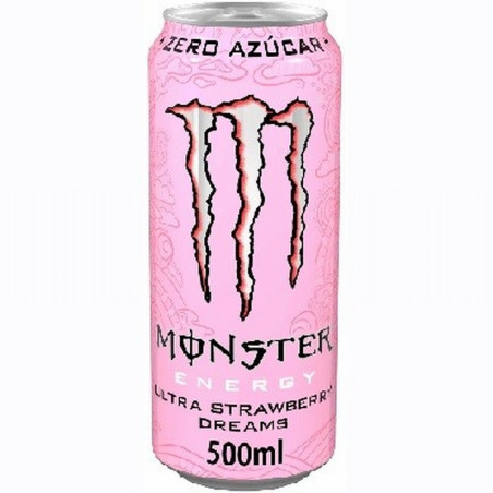 REFRESCO MONSTER ULTRA STAWBERRY LATA 500 ML (4498) - MONSTER ULTRA STRAWBERRY 500 ML.