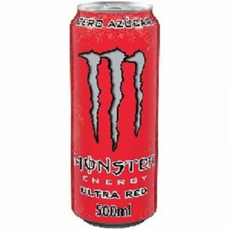 REFRESCO MONSTER ULTRA RED LATA 500 ML (4497) - MONSTER ULTRA RED 500ML