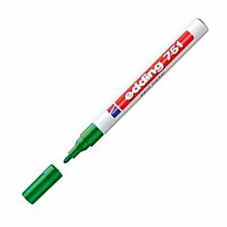 ROTULADOR EDDING PUNTA FIBRA 751 VERDE PUNTA REDONDA 1-2 MM (751-04) - ROT.EDDING 751 VE.