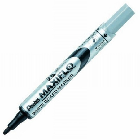 ROTULADOR PENTEL MAXIFLO PUNTA MEDIA PARA PIZARRA BLANCA COLOR NEGRO (MWL5S-PENTEL-A) - ROT.PIZARRA BLANCA MAXIFLO PUNTA F NG