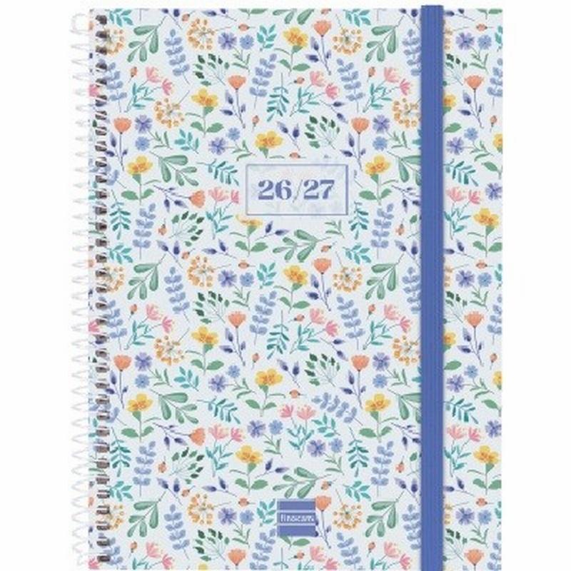 AGENDA ESCOLAR 26-27 FINOCAM SECUNDARIA POLIPROPILENO 1/4 (15x21 CMS) SEMANA VISTA CURSO 2026-2027 (634204027) (634204927)