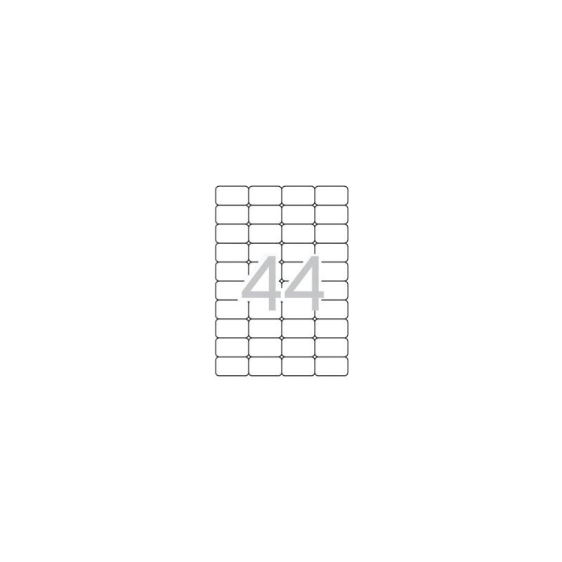ETIQUETA ADHESIVA APLI LASER FOTOCOPIADORA POLIESTER 210X297 MM. TRANSLUCIDA 20 HOJAS DIN A4 880 ETIQUETAS (1223)