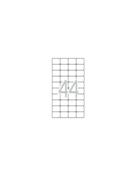 ETIQUETA ADHESIVA APLI LASER FOTOCOPIADORA POLIESTER 210X297 MM. TRANSLUCIDA 20 HOJAS DIN A4 880 ETIQUETAS (1223)