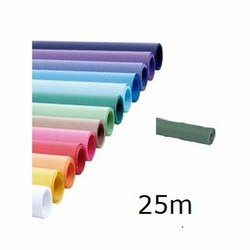 PAPEL CONTINUO APLI VERDE MUSGO ROLLO 1X25 METROS (16961) - PAP.EMBALAR 100CM*25M. VE.MUSGO