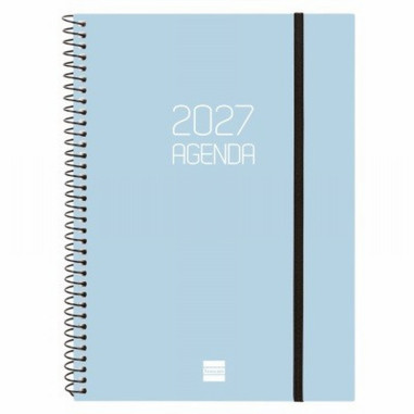 AGENDA ANUAL FINOCAM 2027 ESPIRAL OPAQUE E10 DIA PAGINA 155x212 MM. (742911527) (742911027) (742912027) (742912527) (742916027)