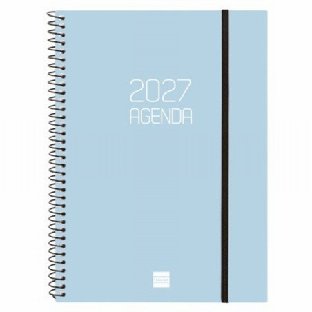 AGENDA ANUAL FINOCAM 2027 ESPIRAL OPAQUE E10 DIA PAGINA 155x212 MM. (742911527) (742911027) (742912027) (742912527) (742916027)