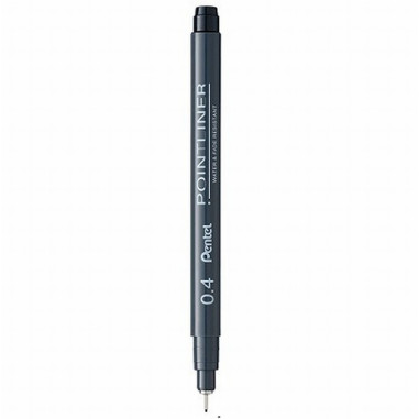 ROTULADOR CALIBRADO PENTEL 0.4 POINTLINER NEGRO (S20P 0.4) - ROT.CALIBRADO 0.4 NG
