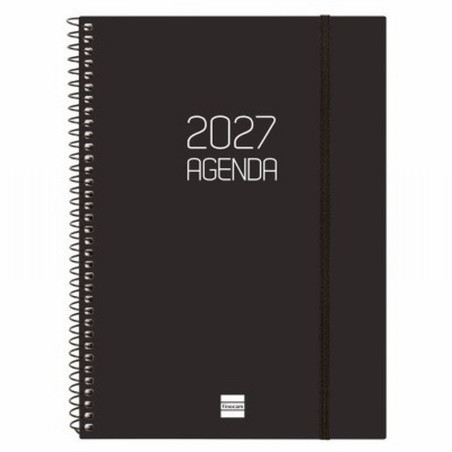 AGENDA ANUAL FINOCAM 2027 ESPIRAL OPAQUE E10 DIA PAGINA 155x212 MM. (742911527) (742911027) (742912027) (742912527) (742916027)