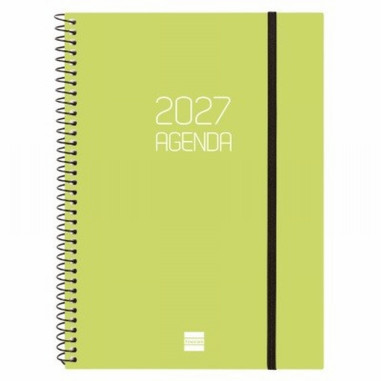 AGENDA ANUAL FINOCAM 2027 ESPIRAL OPAQUE E10 DIA PAGINA 155x212 MM. (742911527) (742911027) (742912027) (742912527) (742916027)
