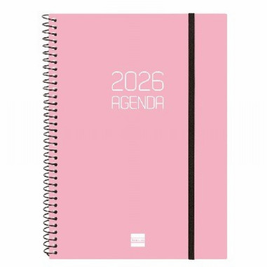 AGENDA ANUAL FINOCAM 2027 ESPIRAL OPAQUE E10 SEMANA VISTA VERTICAL 155x212 MM (742771027) (742776027)