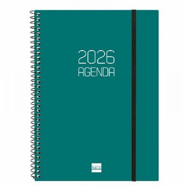 AGENDA ANUAL FINOCAM 2027 ESPIRAL OPAQUE E10 SEMANA VISTA VERTICAL 155x212 MM (742771027) (742776027)