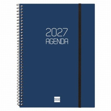 AGENDA ANUAL FINOCAM 2027 ESPIRAL OPAQUE E10 DIA PAGINA 155x212 MM. (742911527) (742911027) (742912027) (742912527) (742916027)