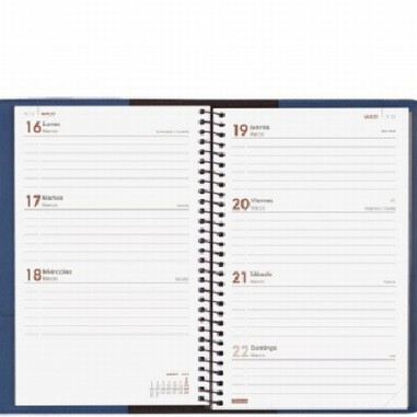 AGENDA ANUAL FINOCAM 2027 DUOBAND BLOC DE NOTAS SEMANA VISTA VERTICAL 117x181 MM. (381201027) (381206027)