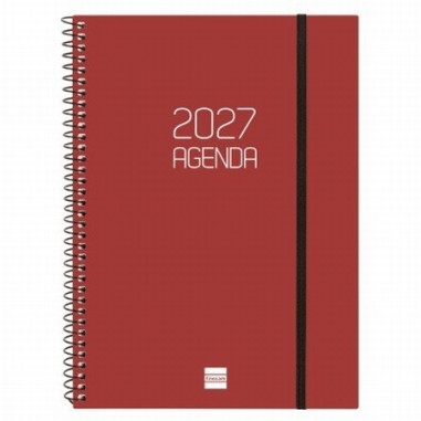 AGENDA ANUAL FINOCAM 2026 ESPIRAL OPAQUE E10 SEMANA VISTA HORIZONTAL 155x212 MM (742761027) (742761527) (742762527) (742762027)