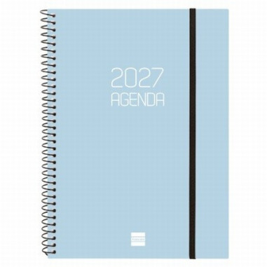 AGENDA ANUAL FINOCAM 2026 ESPIRAL OPAQUE E10 SEMANA VISTA HORIZONTAL 155x212 MM (742761027) (742761527) (742762527) (742762027)