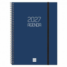 AGENDA ANUAL FINOCAM 2027 ESPIRAL OPAQUE E40 SEMANA VISTA HORIZONTAL DIN A4 (742781027) (742786027) - AGEND.ESPIRAL A4 SVH 2