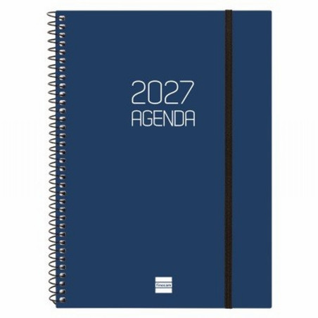 AGENDA ANUAL FINOCAM 2027 ESPIRAL OPAQUE E11 DIA PAGINA 175x242 MM. (742871027) (742876027) - AGEND.ESPIRAL DPG 170*240 E11