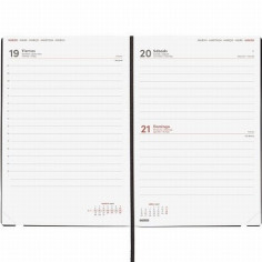 AGENDA ANUAL FINOCAM 2027 ENCUADERNADA DYNAMIC MARA Y10 DIA/PAGINA NEGRO 140X204 MM (621166027) (621162027) (621161027) 2