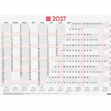POSTER PLANIFICADOR FINOCAM 2027 MIXTO 680x485 MM (780360027) - PLANNING ANUAL MURAL 68*48.5 REF.78036