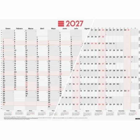 POSTER PLANIFICADOR FINOCAM 2027 MIXTO 680x485 MM (780360027) - PLANNING ANUAL MURAL 68*48.5 REF.78036