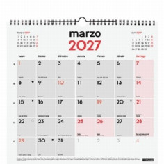 CALENDARIO ANUAL FINOCAM 2027 PARED PARA ESCRIBIR L 34x31 CMS. (780070027) - CALENDARIO PARED L 34*31 ESCRIBIR