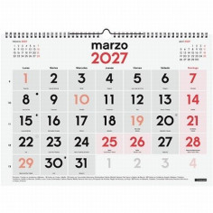 CALENDARIO ANUAL FINOCAM 2027 PARED NUMEROS GRANDES L 43x31 CMS. (780010027) - CALENDARIO PARED L 43*31 NUM.GRANDES