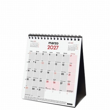 CALENDARIO ANUAL FINOCAM 2027 SOBREMESA PARA ESCRIBIR S 14x15 CMS. (780140027) - CALENDARIO SOBREMESA XS 14*15 ESCRIBIR