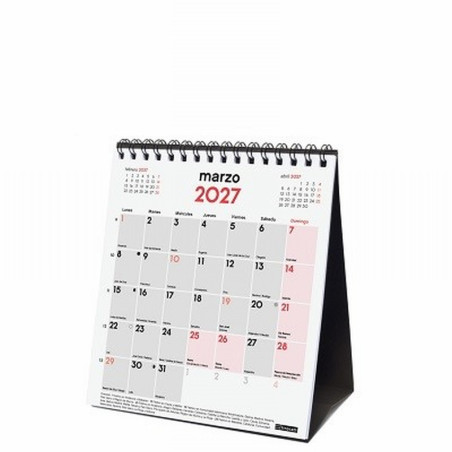 CALENDARIO ANUAL FINOCAM 2027 SOBREMESA PARA ESCRIBIR S 14x15 CMS. (780140027) - CALENDARIO SOBREMESA XS 14*15 ESCRIBIR