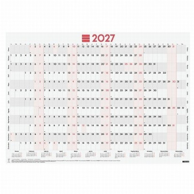 POSTER PLANIFICADOR FINOCAM 2027 MIXTO 680x485 MM (780360027) - PLANNING ANUAL MURAL 68*48.5 REF.78036