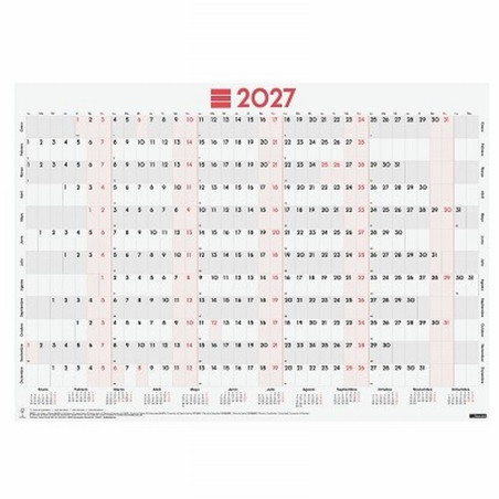 POSTER PLANIFICADOR FINOCAM 2027 MIXTO 680x485 MM (780360027) - PLANNING ANUAL MURAL 68*48.5 REF.78036
