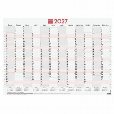 POSTER PLANIFICADOR FINOCAM 2027 MIXTO 680x485 MM (780360027) - PLANNING ANUAL MURAL 68*48.5 REF.78036