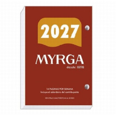 TACO CALENDARIO MYRGA NUMERO 2 ROJO 2027 (1102) - TACO CALENDARIO N.2 ROJO MYRGA