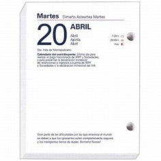 TACO CALENDARIO MYRGA NUMERO 2 ROJO 2027 (1102) - TACO CALENDARIO N.2 ROJO MYRGA 2