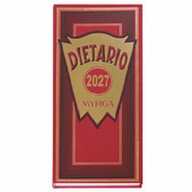 DIETARIO MYRGA 2027 2/3 15X31,5 CMS. (2101) - DIETARIO 148*310 MYRGA 2/3 ALARG