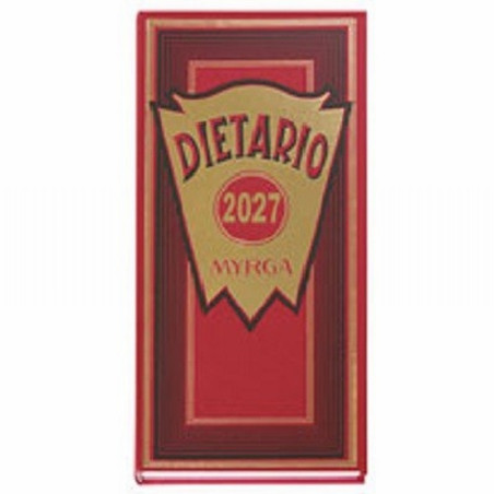 DIETARIO MYRGA 2027 2/3 15X31,5 CMS. (2101) - DIETARIO 148*310 MYRGA 2/3 ALARG
