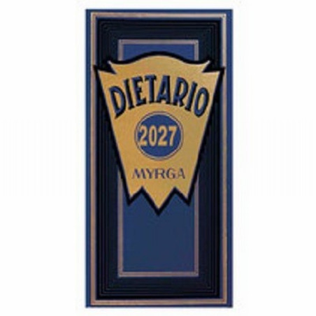 DIETARIO MYRGA 2027 2/3 15X31,5 CMS. (2101) - DIETARIO 148*310 MYRGA 2/3 ALARG