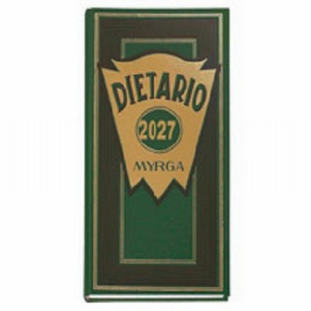 DIETARIO MYRGA 2027 2/3 15X31,5 CMS. (2101) - DIETARIO 148*310 MYRGA 2/3 ALARG