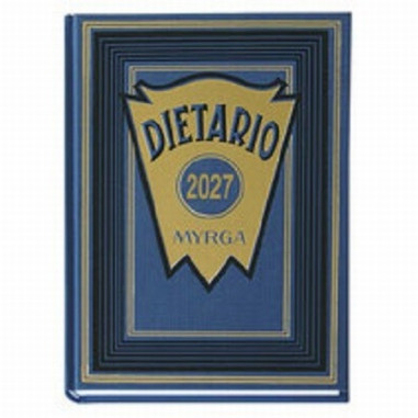 DIETARIO MYRGA 2027 CUARTO 15X21,5 CMS (2111) - DIETARIO 148*210 MYRGA 1/4
