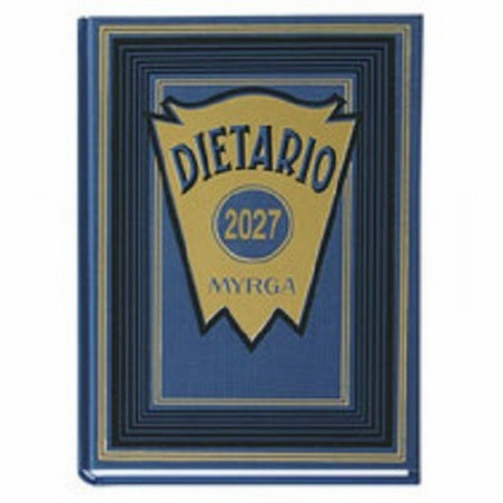 DIETARIO MYRGA 2027 CUARTO 15X21,5 CMS (2111) - DIETARIO 148*210 MYRGA 1/4