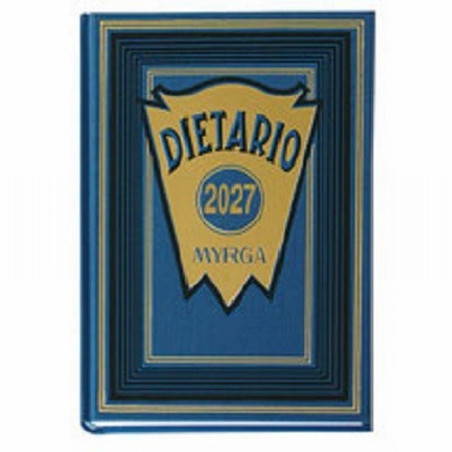 DIETARIO MYRGA 2027 OCTAVO 12,5X17,5 CMS (2115) - DIETARIO 120*170 MYRGA 1/8