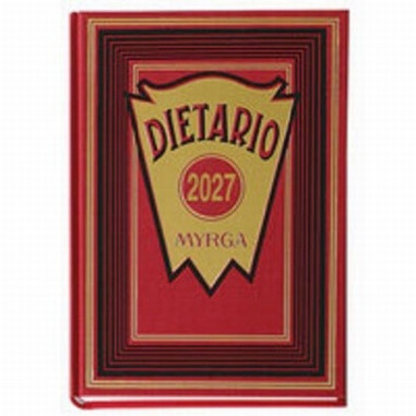 DIETARIO MYRGA 2027 OCTAVO 12,5X17,5 CMS (2115) - DIETARIO 120*170 MYRGA 1/8