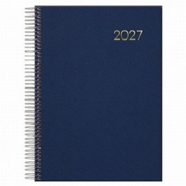AGENDA ANUAL DOHE 2027 ESPIRAL SEGOVIA DIA PAGINA A5 140X200 MM TAPA MATERIAL VINILICO COLOR SURTIDO (12733) (11128) (12734)