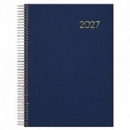 AGENDA ANUAL DOHE 2027 ESPIRAL SEGOVIA DIA PAGINA A5 140X200 MM TAPA MATERIAL VINILICO COLOR SURTIDO (12733) (11128) (12734)