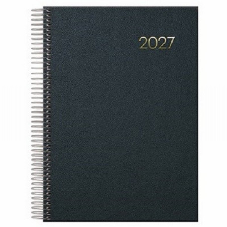 AGENDA ANUAL DOHE 2027 ESPIRAL SEGOVIA DIA PAGINA A5 140X200 MM TAPA MATERIAL VINILICO COLOR SURTIDO (12733) (11128) (12734)