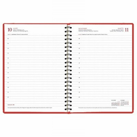 AGENDA ANUAL MYRGA 2027 ESPIRAL DUEÑAS 24 X 16,5 CM. DIA PAGINA (3901) - AGEND.ESPIRAL 1/4 DPG 17*24 MYRGA