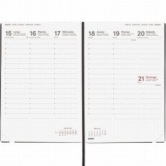 AGENDA ANUAL FINOCAM 2027 ENCUADERNADA DYNAMIC MARA Y4 SEMANA/VISTA VERTICAL NEGRO 120X170 MM (621106027) (621105827) 2