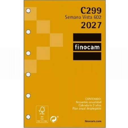 RECAMBIO ANUAL FINOCAM CLASSIC 2027 C299 (201240027) - RECAMB.AG.AÑO SVH.6ANI.73*114 C299