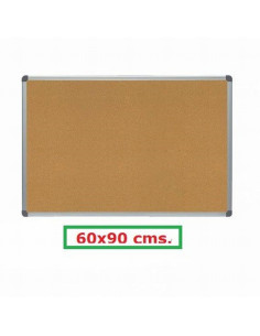 TABLERO ROCADA DE CORCHO 60X90 CM. MARCO DE ALUMINIO (RD-6202) - TABLERO CORCHO 60*90 ALUM.ROCADA