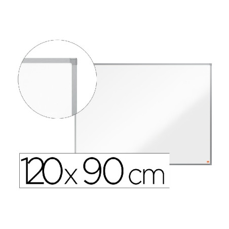 PIZARRA BLANCA MAGNETICA NOBO ESSENCE ACERO LACADO 900X1200 MM (1905211) - PIZARRA MAGNET.BL.90*120 ALUM.ACCO